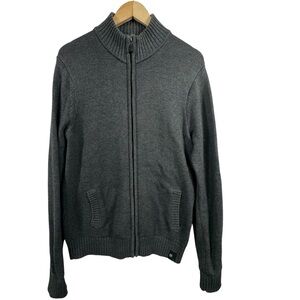 Burton London Y2K Full Zip Up Men’s Sweater Size Medium M